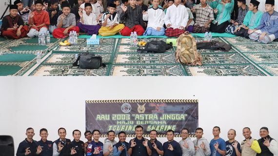 TNI AU Mengadakan Event Silaturahmi Bersama Siswa-siswi RQBS Melalui LAZ RYDHA