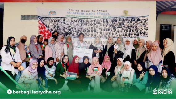 Palestine Day – PG & TK Islam Al Fathir Berikan Donasi untuk Bantu Warga Palestina bersama LAZ RYDHA