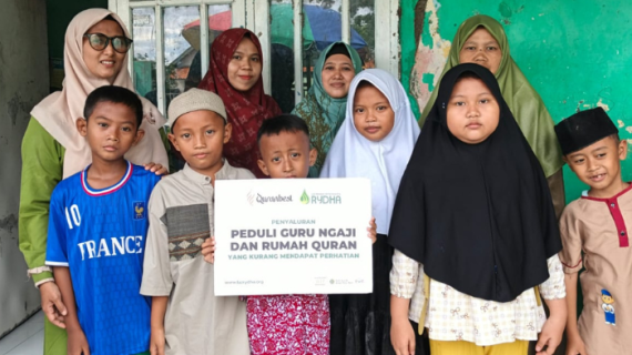 Alhamdulillah, LAZ RYDHA Berkolaborasi dengan Quran Best Salurkan Program Peduli Guru Ngaji dan Rumah Qur’an untuk Perkuat Dakwah dan Pendidikan Al-Qur’an