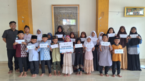 Alhamdulillah YBM PLN UP3 Teluk Naga Berikan Santunan Untuk 30 Penerima Manfaat Yatim Dhuafa Binaan LAZ RYDHA