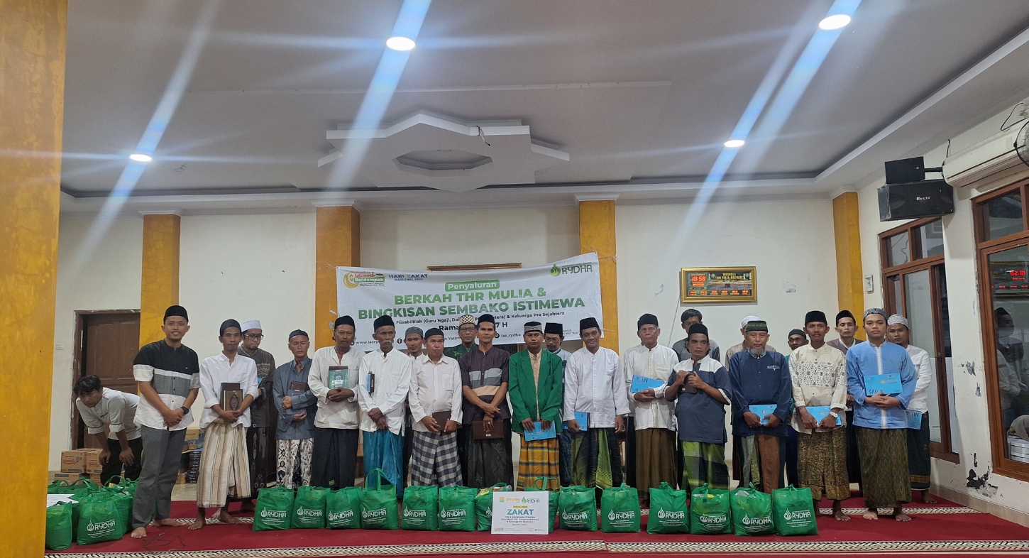 Berbagi Kemuliaan di Bulan Ramadhan, LAZ RYDHA Salurkan THR Mulia & Bingkisan Istimewa Untuk 98 Penerima Manfaat Termasuk Guru Ngaji dan Pejuang Kebaikan