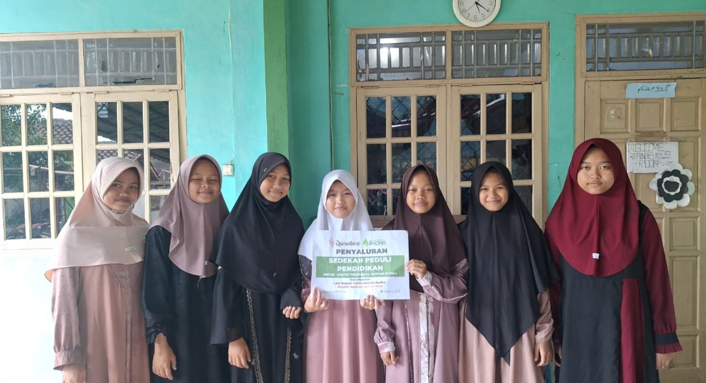 Alhamdulillah, Melalui Program Sedekah Bantu Pendidikan 100 Yatim Hafidz Qur’an, LAZ RYDHA Bersama Qur’an Hadir Untuk Mendukung Operasional Pendidikan dan Kebutuhan Pesantren Bagi Para Santri di SMPTQ RYDHA