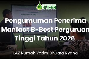 Pengumuman Penerima Manfaat B-BEST Tingkat Pergurun Tinggi Tahun 2026