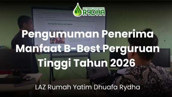 Pengumuman Penerima Manfaat B-BEST Tingkat Pergurun Tinggi Tahun 2026