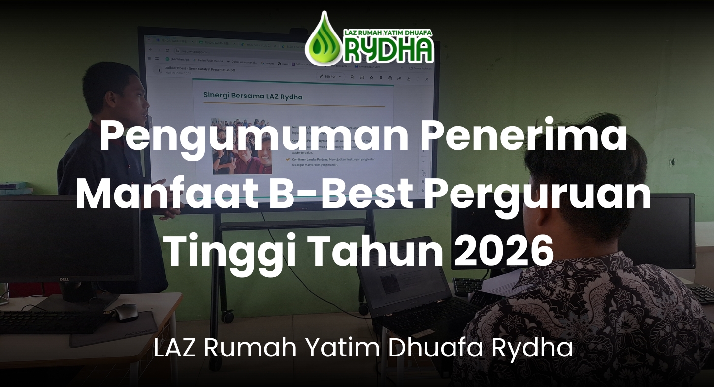 Pengumuman Penerima Manfaat B-BEST Tingkat Pergurun Tinggi Tahun 2026