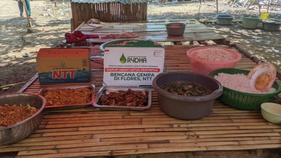 Dari Infaq dan Sedekahmu Kini Jadi Dapur Umum Yang Hangat Untuk Penyintas Gempa di NTT