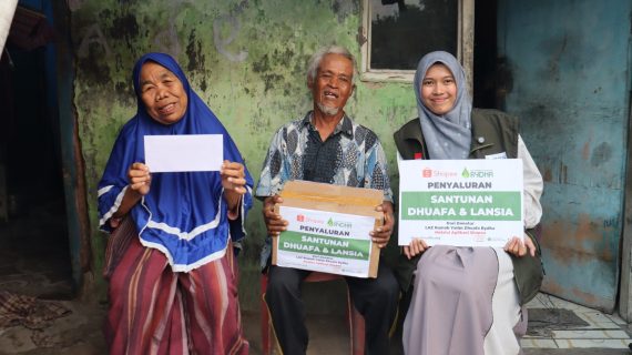 Penyaluran Bantuan Santunan Dhuafa Lansia Oleh LAZ Rumah Yatim Dhuafa Rydha Melalui Aplikasi Shopee Hadirkan Manfaat dan Kebahagiaan